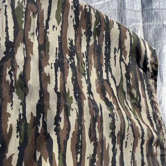 Vintage Neet Camouflage Outdoors Realtree Camo Zip Vest RARE Made In USA Size L - Picture 11 of 12